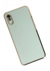 Mey İthalat®   Redmi 9A Kılıf Volet Silikon - Açık Yeşil