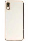 Mey İthalat®   Redmi 9A Kılıf Volet Silikon - Beyaz