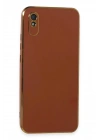 Mey İthalat®   Redmi 9A Kılıf Volet Silikon - Kırmızı