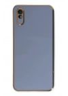 Mey İthalat®   Redmi 9A Kılıf Volet Silikon - Mavi