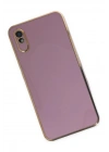 Mey İthalat®   Redmi 9A Kılıf Volet Silikon - Mor