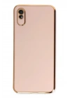 Mey İthalat®   Redmi 9A Kılıf Volet Silikon - Pembe