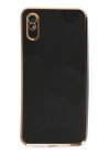 Mey İthalat®   Redmi 9A Kılıf Volet Silikon - Siyah