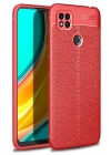 Mey İthalat®   Redmi 9C Kılıf Auto Focus Kapak - Kırmızı
