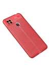 Mey İthalat®   Redmi 9C Kılıf Auto Focus Kapak - Kırmızı