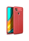 Mey İthalat®   Redmi 9C Kılıf Auto Focus Kapak - Kırmızı