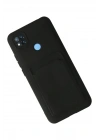 Mey İthalat®   Redmi 9C Kılıf Kelvin Kartvizitli Silikon - Siyah