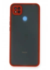 Mey İthalat®   Redmi 9C Kılıf Montreal Silikon Kapak - Kırmızı