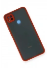 Mey İthalat®   Redmi 9C Kılıf Montreal Silikon Kapak - Kırmızı