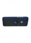 Mey İthalat®   Redmi 9C Kılıf Montreal Yüzüklü Silikon Kapak - Lacivert