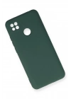 Mey İthalat®   Redmi 9C Kılıf Nano içi Kadife Silikon - Koyu Yeşil
