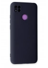 Mey İthalat®   Redmi 9C Kılıf Nano içi Kadife Silikon - Lacivert