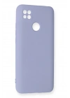 Mey İthalat®   Redmi 9C Kılıf Nano içi Kadife Silikon - Lila