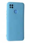 Mey İthalat®   Redmi 9C Kılıf Nano içi Kadife Silikon - Mavi
