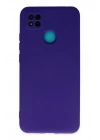 Mey İthalat®   Redmi 9C Kılıf Nano içi Kadife Silikon - Mor