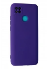 Mey İthalat®   Redmi 9C Kılıf Nano içi Kadife Silikon - Mor