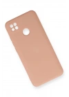 Mey İthalat®   Redmi 9C Kılıf Nano içi Kadife Silikon - Pudra