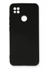 Mey İthalat®   Redmi 9C Kılıf Nano içi Kadife Silikon - Siyah