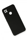 Mey İthalat®   Redmi 9C Kılıf Nano içi Kadife Silikon - Siyah