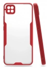 Mey İthalat®   Redmi 9C Kılıf Platin Silikon - Kırmızı