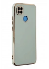 Mey İthalat®   Redmi 9C Kılıf Volet Silikon - Açık Yeşil