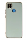 Mey İthalat®   Redmi 9C Kılıf Volet Silikon - Açık Yeşil