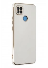 Mey İthalat®   Redmi 9C Kılıf Volet Silikon - Beyaz