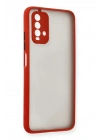 Mey İthalat®   Redmi 9T Kılıf Montreal Silikon Kapak - Kırmızı