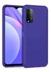Mey İthalat®   Redmi 9T Kılıf Nano içi Kadife Silikon - Mor