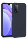 Mey İthalat®   Redmi 9T Kılıf Nano içi Kadife Silikon - Siyah