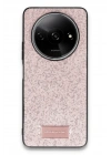 Mey İthalat®   Redmi A3 4G Bright Simli Kapak - Pembe
