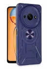 Mey İthalat®   Redmi A3 4G Kılıf Lincoln Silikon - Lacivert