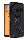 Mey İthalat®   Redmi A3 4G Kılıf Lincoln Silikon - Siyah