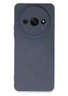 Mey İthalat®   Redmi A3 4G Kılıf Nano içi Kadife Silikon - Gri
