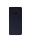 Mey İthalat®   Redmi A3 4G Kılıf Nano içi Kadife Silikon - Lacivert