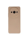 Mey İthalat®   Redmi A3 4G Kılıf Nano içi Kadife Silikon - Pudra