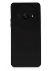 Mey İthalat®   Redmi A3 4G Kılıf Nano içi Kadife Silikon - Siyah