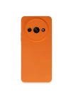 Mey İthalat®   Redmi A3 4G Kılıf Nano içi Kadife Silikon - Turuncu