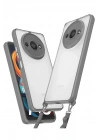 Mey İthalat®   Redmi A3 4G Kılıf Penta Silikon Kılıf - Titan Gri