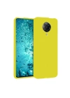 Mey İthalat®   Redmi K30 Pro Kılıf Nano içi Kadife Silikon - Sarı