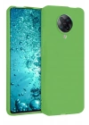 Mey İthalat®   Redmi K30 Pro Kılıf Nano içi Kadife Silikon - Yeşil