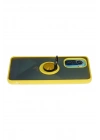Mey İthalat®   Redmi K40 Kılıf Montreal Yüzüklü Silikon Kapak - Sarı