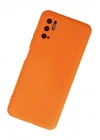Mey İthalat®   Redmi Note 10 5G Kılıf Nano içi Kadife Silikon - Turuncu
