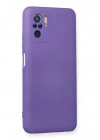 Mey İthalat®   Redmi Note 10 Kılıf Nano içi Kadife Silikon - Mor