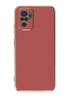 Mey İthalat®   Redmi Note 10 Kılıf Volet Silikon - Kırmızı
