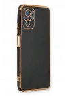 Mey İthalat®   Redmi Note 10 Kılıf Volet Silikon - Siyah