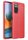 Mey İthalat®   Redmi Note 10 Pro Kılıf Auto Focus Kapak - Kırmızı