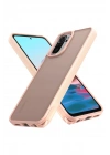 Mey İthalat®   Redmi Note 10 Pro Kılıf Elegant Kapak - Pudra