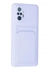Mey İthalat®   Redmi Note 10 Pro Kılıf Kelvin Kartvizitli Silikon - Lila