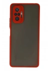 Mey İthalat®   Redmi Note 10 Pro Kılıf Montreal Silikon Kapak - Kırmızı